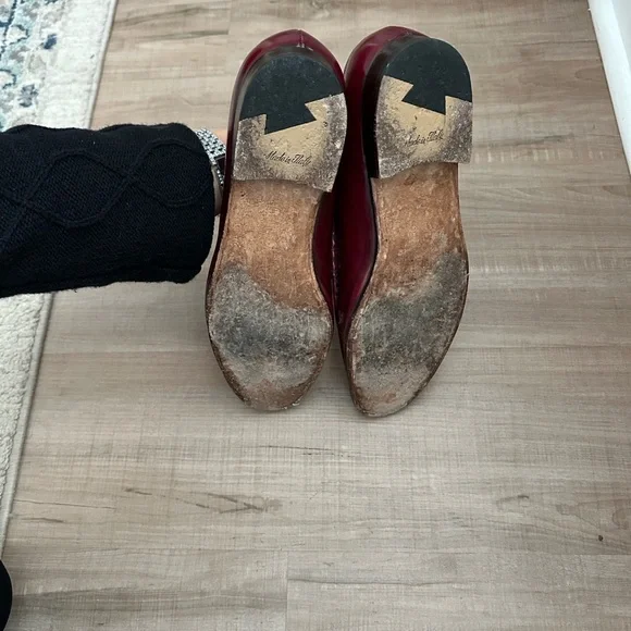 Prada Men's Burgundy Leather Oxfords 9.5 - Picture 8 of 8